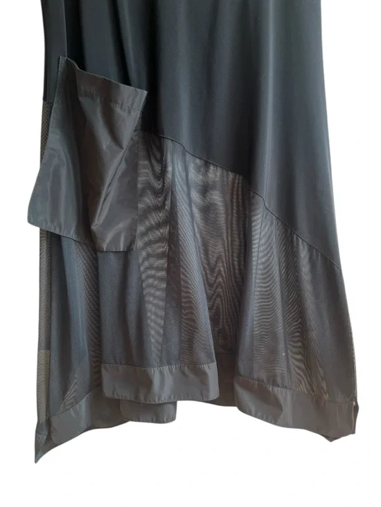 Joseph Ribkoff Black Sleeveless Mock Neck Tunic Top Pocket Size 10 - Picture 7 of 15